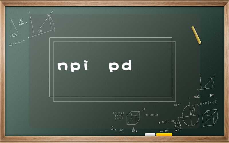 npi pd